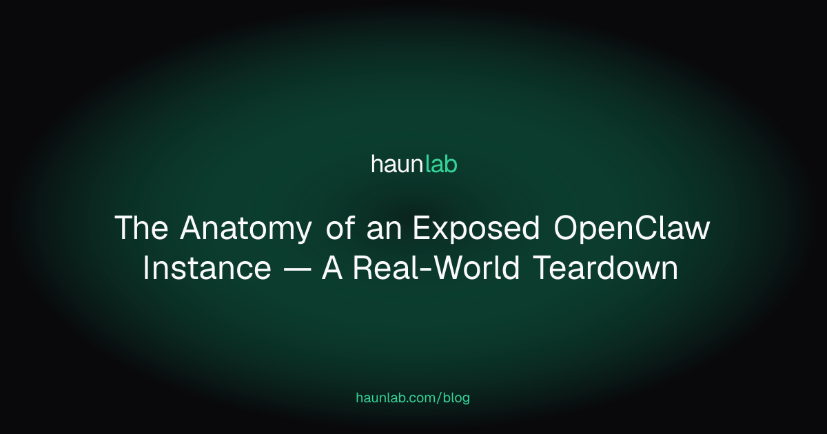 The Anatomy of an Exposed OpenClaw Instance — A Real-World Teardown ...